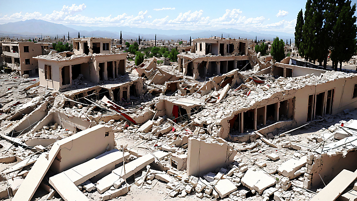 JPG 주간 나무 편집이미지 사람없음 야외 건물 손상 파편 자연재해 폐허 재해 붕괴 지진 무너짐 편집실사 AI포토 AI콘텐츠 자연요소 식물 건축물 컨셉 모션 CG 파일형식