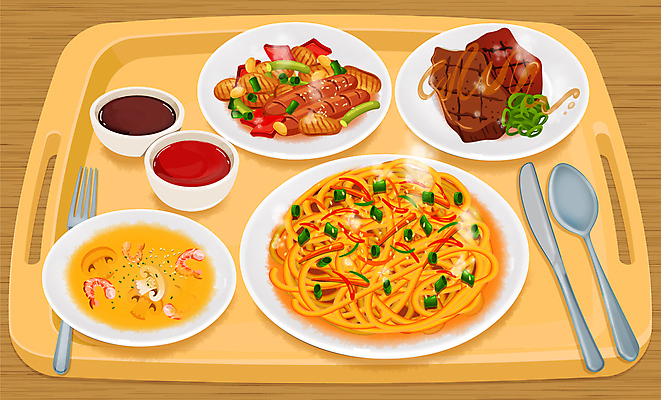 PSD 식기 음식 포크 일러스트 서양음식 스파게티 스테이크 사람없음 숟가락 소스 나이프 수프 정식 소시지볶음 국내일러스트 파스타 수저 양념 칼 볶음 파일형식