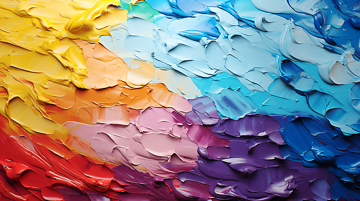 JPG 편집이미지 페인팅 붓터치 사람없음 컬러풀 물감 디지털합성 질감 캔버스 유화 편집소스 편집실사 컬러 미술 미술도구 CG 파일형식