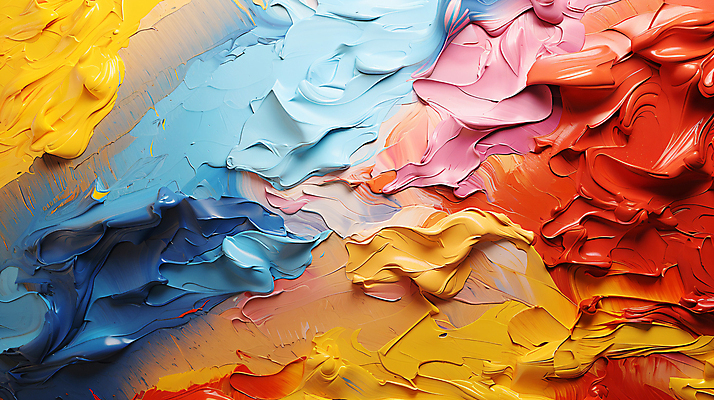 JPG 편집이미지 페인팅 붓터치 사람없음 컬러풀 물감 디지털합성 질감 캔버스 유화 편집소스 편집실사 컬러 미술 미술도구 CG 파일형식