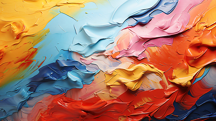 JPG 편집이미지 페인팅 붓터치 사람없음 컬러풀 물감 디지털합성 질감 캔버스 유화 편집소스 편집실사 컬러 미술 미술도구 CG 파일형식