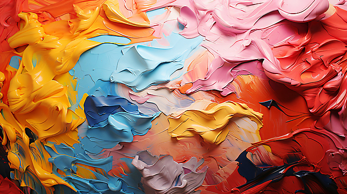 JPG 편집이미지 페인팅 붓터치 사람없음 컬러풀 물감 디지털합성 질감 캔버스 유화 편집소스 편집실사 컬러 미술 미술도구 CG 파일형식