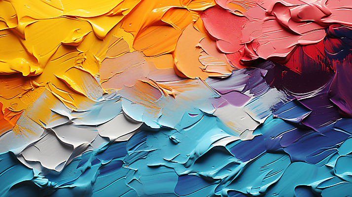 JPG 편집이미지 페인팅 붓터치 사람없음 컬러풀 물감 디지털합성 질감 캔버스 유화 편집소스 편집실사 컬러 미술 미술도구 CG 파일형식