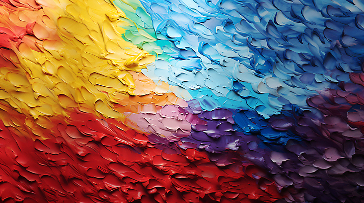 JPG 편집이미지 페인팅 붓터치 사람없음 컬러풀 물감 디지털합성 질감 캔버스 유화 편집소스 편집실사 컬러 미술 미술도구 CG 파일형식