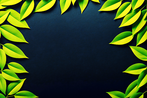 JPG 편집 편집이미지 배너 나뭇잎 프레임 사람없음 초록색 3D 디지털합성 카피스페이스 편집소스 편집3D AI컴퓨터그래픽 AI콘텐츠 컬러 잎 공백 파일형식