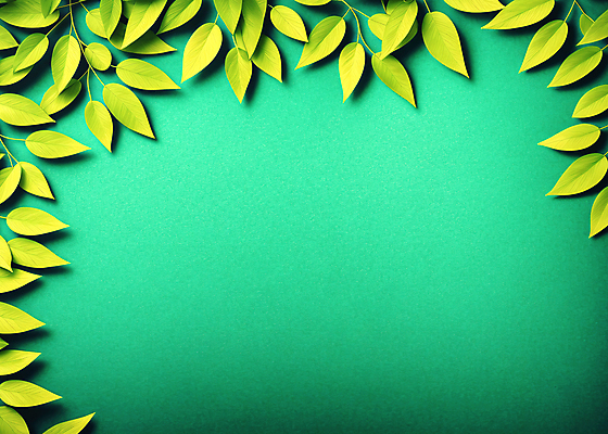 JPG 편집 편집이미지 배너 나뭇잎 프레임 사람없음 초록색 3D 디지털합성 카피스페이스 편집소스 편집3D AI컴퓨터그래픽 AI콘텐츠 컬러 잎 공백 파일형식