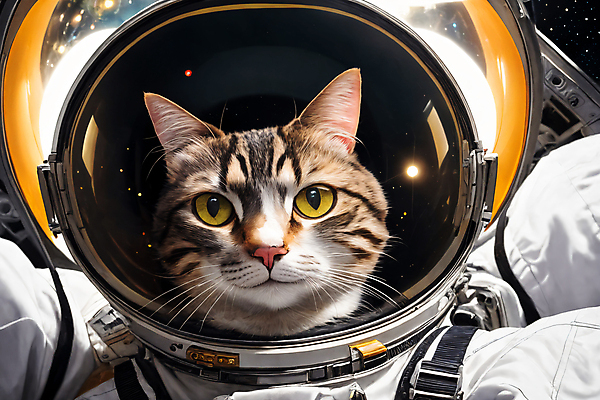 JPG 편집이미지 한마리 응시 사람없음 우주 고양이 우주비행사 디지털합성 우주복 편집소스 편집실사 AI컴퓨터그래픽 AI콘텐츠 1 시선 옷 포유류 반려동물 CG 파일형식