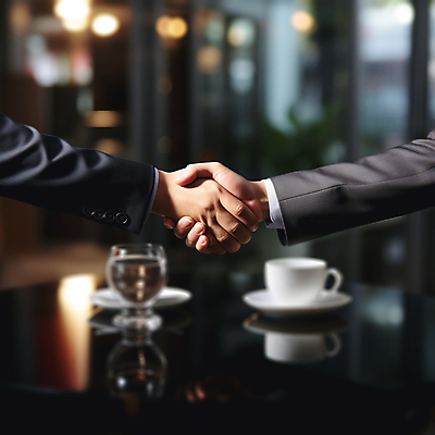 JPG 편집이미지 손 비즈니스 악수 실내 아웃포커스 신체부위 손잡기 비즈니스맨 커피잔 남색 물컵 계약 팔 계약체결 편집실사 AI인물포토 AI콘텐츠 남자 커피 컬러 모션 잔 촬영기법 사람 손짓 내부 컵 직장인 CG 파일형식 AI포토