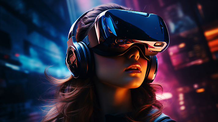 JPG 편집이미지 응시 여자 고글 한명 상반신 성인 옆모습 디지털합성 네온 증강현실 가상현실 성인여자한명만 편집소스 VR기기 편집실사 AI인물포토 AI콘텐츠 1 시선 뷰포인트 사람 기계 CG 여자한명만 성인여자만 파일형식 AI포토