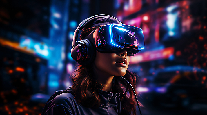 JPG 편집이미지 응시 여자 고글 한명 상반신 성인 옆모습 빛 디지털합성 네온 증강현실 가상현실 성인여자한명만 편집소스 VR기기 편집실사 AI인물포토 AI콘텐츠 1 시선 뷰포인트 사람 기계 CG 여자한명만 성인여자만 파일형식 AI포토