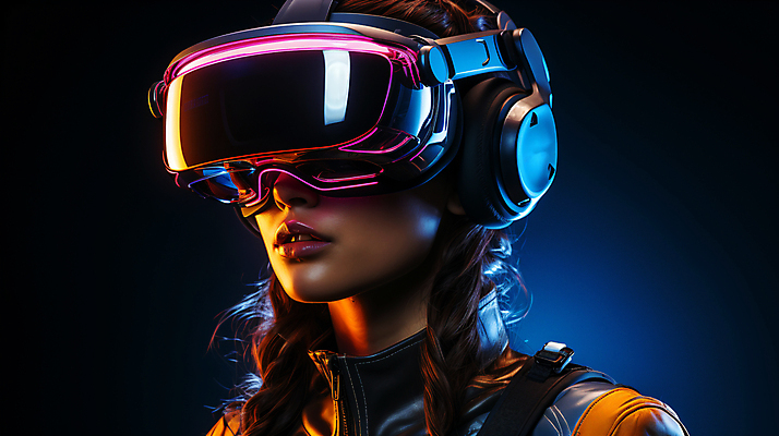 JPG 편집이미지 응시 여자 고글 한명 상반신 성인 옆모습 빛 디지털합성 증강현실 가상현실 성인여자한명만 편집소스 VR기기 편집실사 AI인물포토 AI콘텐츠 1 시선 뷰포인트 사람 기계 CG 여자한명만 성인여자만 파일형식 AI포토