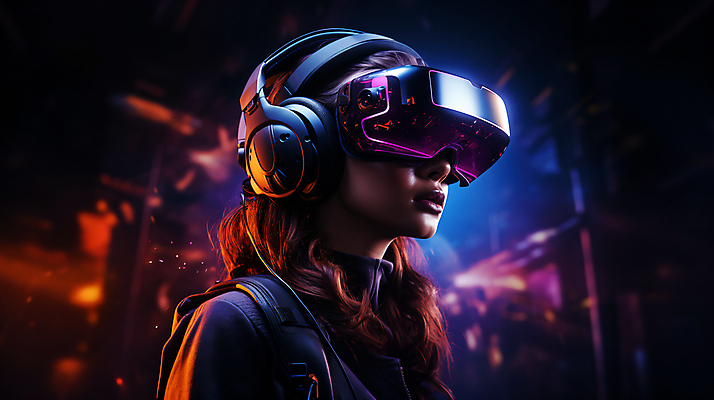 JPG 편집이미지 응시 여자 고글 한명 상반신 성인 옆모습 빛 디지털합성 증강현실 가상현실 성인여자한명만 편집소스 VR기기 편집실사 AI인물포토 AI콘텐츠 1 시선 뷰포인트 사람 기계 CG 여자한명만 성인여자만 파일형식 AI포토