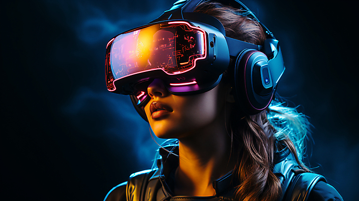 JPG 편집이미지 응시 여자 고글 한명 상반신 성인 옆모습 빛 디지털합성 증강현실 가상현실 성인여자한명만 편집소스 VR기기 편집실사 AI인물포토 AI콘텐츠 1 시선 뷰포인트 사람 기계 CG 여자한명만 성인여자만 파일형식 AI포토