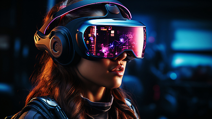 JPG 편집이미지 응시 여자 고글 한명 상반신 성인 옆모습 빛 디지털합성 증강현실 가상현실 성인여자한명만 편집소스 VR기기 편집실사 AI인물포토 AI콘텐츠 1 시선 뷰포인트 사람 기계 CG 여자한명만 성인여자만 파일형식 AI포토