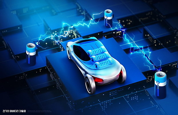 PSD 편집이미지 자동차 사람없음 파란색 반짝임 반사 재활용 전기에너지 폐기물 연결 건전지 단상 스파크 전기자동차 이미지편집 육상교통 컬러 모션 에너지 쓰레기 친환경 파일형식