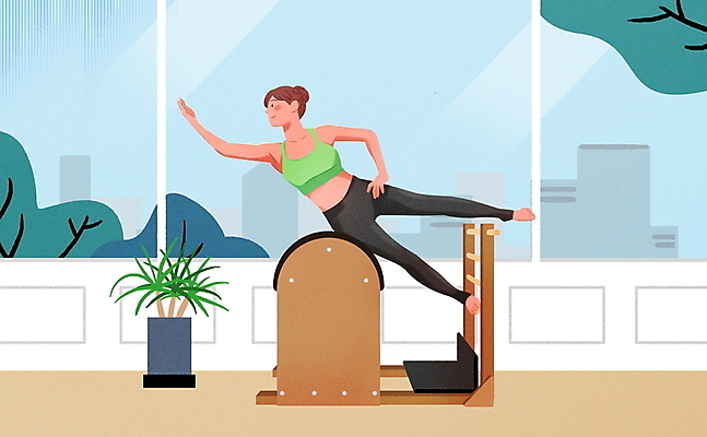 전신 PSD 여자 화분 허리손 포즈 일러스트 한명 성인 운동복 운동 손뻗기 자기관리 필라테스 성인여자한명만 기구필라테스 버티다 필라테스기구 국내일러스트 1 옷 모션 건강 사람 운동기구 여자한명만 성인여자만 파일형식