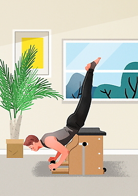 전신 PSD 나무 남자 화분 포즈 액자 일러스트 한명 성인 운동복 운동 잡기 자기관리 필라테스 성인남자한명만 기구필라테스 버티다 필라테스기구 국내일러스트 식물 1 옷 모션 건강 사람 운동기구 남자한명만 성인남자만 파일형식