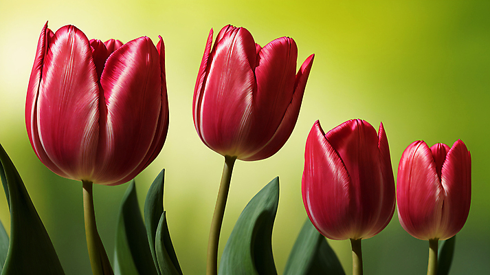 JPG 편집이미지 꽃 꽃밭 자연 사람없음 야외 빨간색 튤립 편집실사 AI포토 AI콘텐츠 식물 컬러 CG 생태계 파일형식