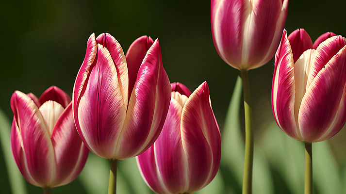 JPG 편집이미지 꽃 꽃밭 자연 근접촬영 사람없음 야외 튤립 자주색 편집실사 AI포토 AI콘텐츠 식물 뷰포인트 컬러 CG 생태계 파일형식