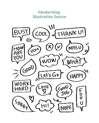 기호 손글씨 영어 말풍선 곡선 일러스트 종류 사람없음 검은색 다양 하트 낙서 X 체크표시 손그림 감탄사 엘리먼트 국내일러스트 AI파일 모양 문자 알파벳 선 컬러 다수 확인 파일형식 벡터