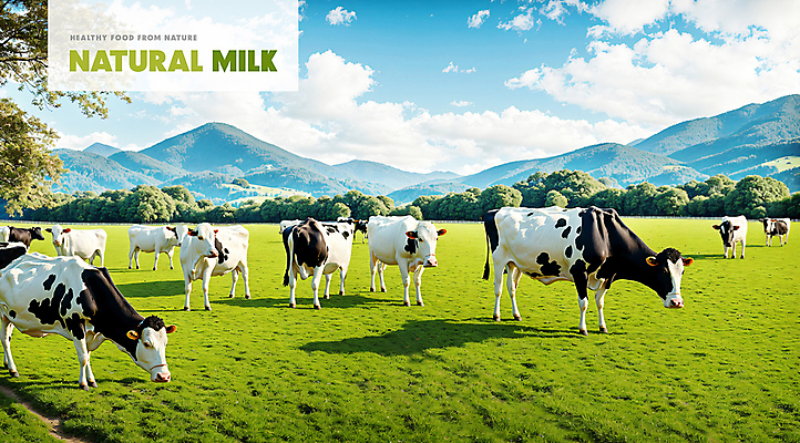 PSD 구름 편집이미지 배너 여러마리 하늘 산 풍경 초원 사람없음 먹기 젖소 낙농업 이미지편집 자연요소 산업 다수 모션 소 파일형식