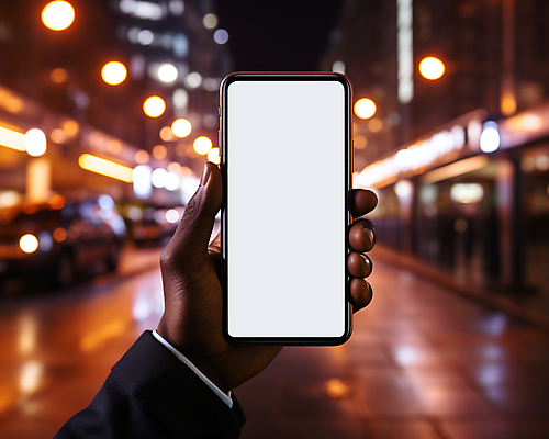 PSD 편집이미지 손 야경 거리 들기 야외 신체부위 스마트폰 스마트기기 도시풍경 스크린 목업 이미지편집 모션 사람 풍경 전자제품 핸드폰 도시 야간 파일형식 풍경_경치