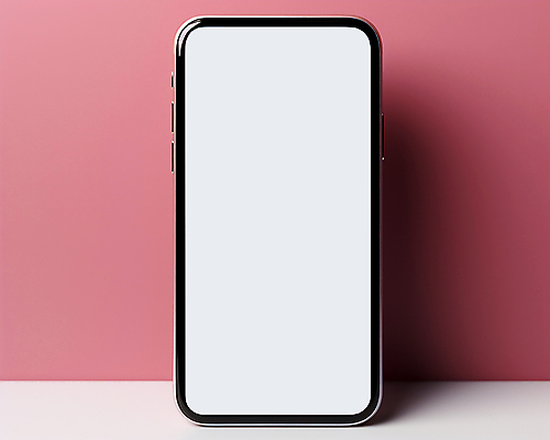 스튜디오촬영 PSD 편집이미지 분홍색 사람없음 스마트폰 스마트기기 스크린 목업 이미지편집 컬러 실내 전자제품 핸드폰 파일형식