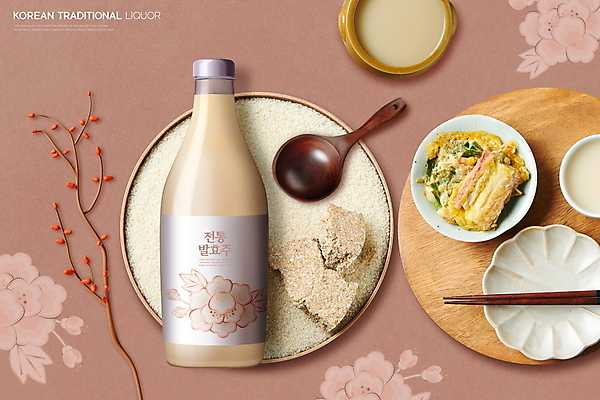 PSD 편집이미지 한국전통 그릇 접시 디자인 젓가락 주류 쟁반 사람없음 쌀 나뭇가지 전 국자 발효 패키지 막걸리 전통주 발효음식 이미지편집 나무 전통 식기 음료 음식 주방용품 곡류 한국 수저 파일형식