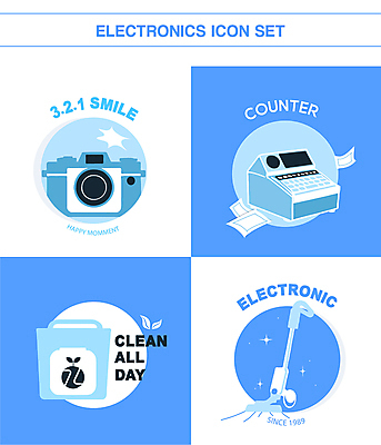 아이콘 지폐 사람없음 파란색 반짝임 세트 카메라 재활용 가전제품 원형 청소기 에코백 포스기 무선청소기 2D아이콘 AI파일 도형 컬러 돈 가방 모션 전자제품 기계 청소도구 에코 친환경 파일형식 벡터