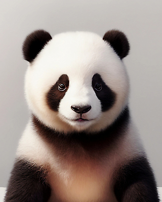 JPG 동물 편집이미지 한마리 사람없음 귀여움 판다 편집실사 AI포토 AI콘텐츠 1 컨셉 곰 CG 파일형식