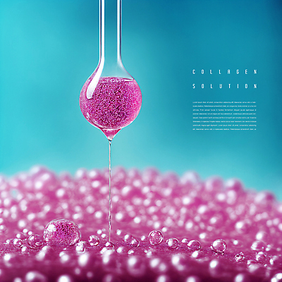 PSD 편집이미지 디자인 분홍색 하늘색 사람없음 그래픽 흐름 물방울 투명 피부관리 스킨케어 안티에이징 콜라겐 이미지편집 컬러 컨셉 파란색 뷰티 단백질 파일형식
