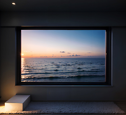 JPG 구름 편집이미지 파도 창문 하늘 전등 프레임 풍경 사람없음 태양 사각형 일몰 디지털합성 편집소스 편집실사 AI포토 AI콘텐츠 자연요소 도형 바다 조명 노을 CG 파일형식