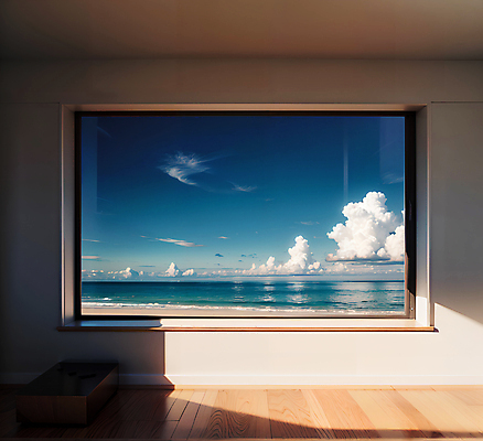 JPG 구름 편집이미지 바다 창문 하늘 프레임 풍경 사람없음 사각형 디지털합성 편집소스 편집실사 AI포토 AI콘텐츠 자연요소 도형 CG 파일형식