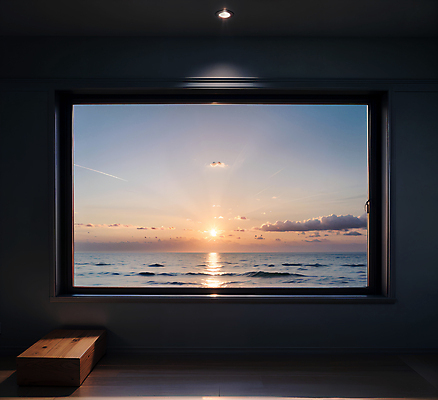 JPG 구름 편집이미지 바다 창문 하늘 전등 프레임 풍경 사람없음 일출 사각형 일몰 디지털합성 편집소스 윤슬 편집실사 AI포토 AI콘텐츠 자연요소 도형 물결 조명 노을 CG 파일형식