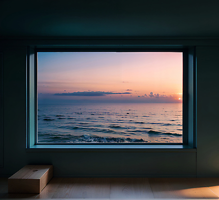 JPG 구름 편집이미지 바다 창문 하늘 프레임 풍경 사람없음 일출 사각형 일몰 디지털합성 편집소스 편집실사 AI포토 AI콘텐츠 자연요소 도형 노을 CG 파일형식