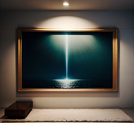 JPG 편집이미지 바다 창문 전등 프레임 풍경 사람없음 빛 사각형 디지털합성 편집소스 편집실사 AI포토 AI콘텐츠 도형 조명 CG 파일형식