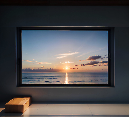 JPG 구름 편집이미지 바다 창문 하늘 프레임 풍경 사람없음 일출 사각형 일몰 디지털합성 편집소스 편집실사 AI포토 AI콘텐츠 자연요소 도형 노을 CG 파일형식