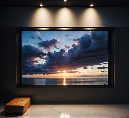 JPG 구름 편집이미지 바다 창문 하늘 전등 프레임 풍경 사람없음 사각형 일몰 디지털합성 편집소스 편집실사 AI포토 AI콘텐츠 자연요소 도형 조명 노을 CG 파일형식