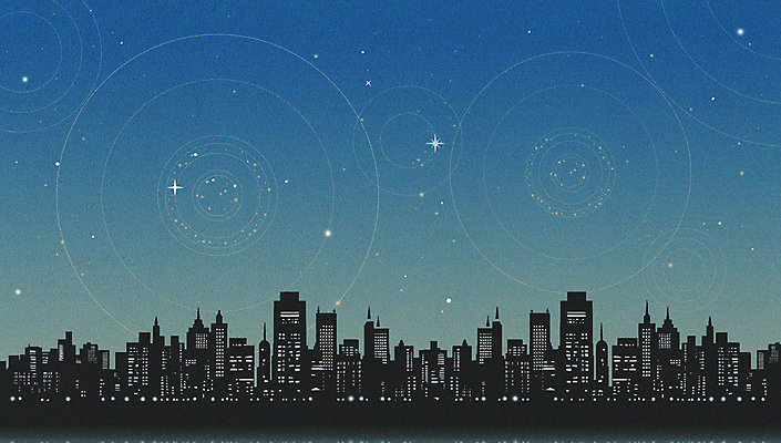 JPG 실루엣 야경 일러스트 밤하늘 빌딩 사람없음 건물 파란색 도시 궤적 국내일러스트 AI일러스트 AI콘텐츠 건축물 컬러 하늘 촬영기법 야간 파일형식 풍경_경치