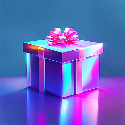 JPG 편집이미지 선물 사람없음 선물상자 쇼핑 컬러풀 디지털합성 오브젝트 홀로그램 이미지편집 편집실사 AI컴퓨터그래픽 AI콘텐츠 컬러 상자 CG 파일형식