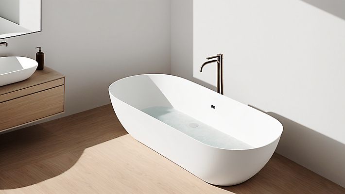 JPG 편집이미지 라이프스타일 욕조 실내 사람없음 인테리어 욕실 디지털합성 세면대 수도꼭지 미니멀 편집실사 AI포토 AI콘텐츠 디자인 내부 생활 CG 파일형식