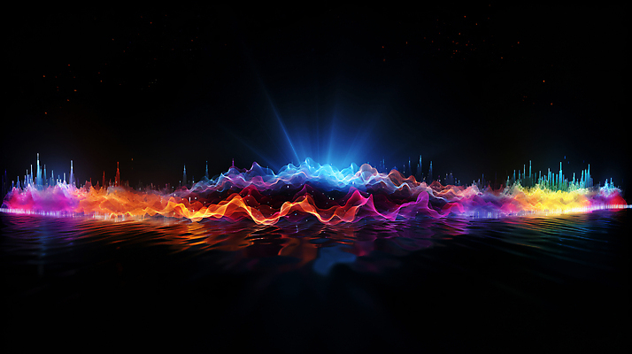 JPG 편집이미지 그래픽백그라운드 형상 사람없음 그래픽 빛 반짝임 컬러풀 맥박 진동 디지털합성 웨이브 파동 편집소스 사운드웨이브 이미지편집 편집실사 AI컴퓨터그래픽 AI콘텐츠 컬러 백그라운드 의학 모션 순간포착 소리 CG 파일형식