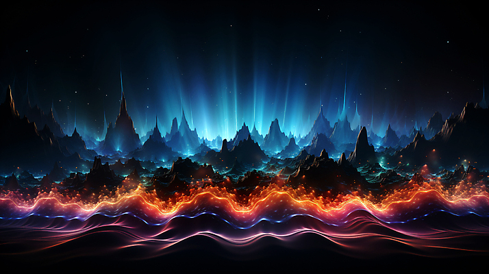 JPG 편집이미지 그래픽백그라운드 형상 사람없음 그래픽 빛 반짝임 컬러풀 맥박 진동 디지털합성 웨이브 파동 편집소스 사운드웨이브 이미지편집 편집실사 AI컴퓨터그래픽 AI콘텐츠 컬러 백그라운드 의학 모션 순간포착 소리 CG 파일형식