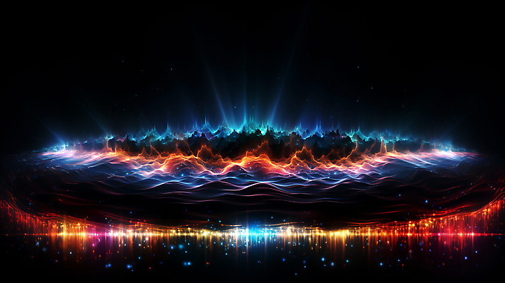 JPG 편집이미지 그래픽백그라운드 형상 사람없음 그래픽 빛 반짝임 컬러풀 맥박 진동 디지털합성 웨이브 파동 편집소스 사운드웨이브 이미지편집 편집실사 AI컴퓨터그래픽 AI콘텐츠 컬러 백그라운드 의학 모션 순간포착 소리 CG 파일형식