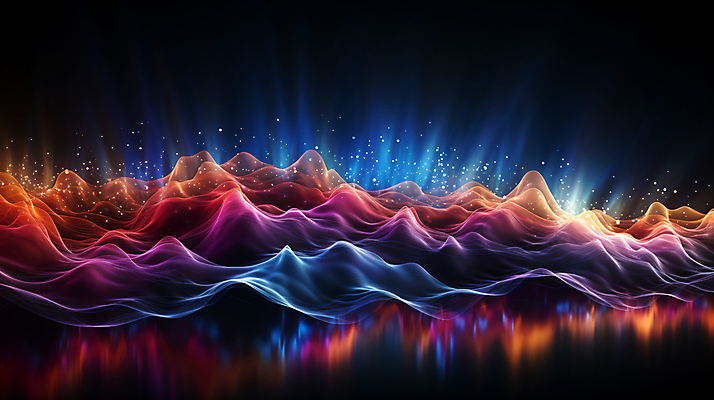 JPG 편집이미지 그래픽백그라운드 형상 사람없음 그래픽 빛 반짝임 컬러풀 맥박 진동 디지털합성 웨이브 파동 편집소스 사운드웨이브 이미지편집 편집실사 AI컴퓨터그래픽 AI콘텐츠 컬러 백그라운드 의학 모션 순간포착 소리 CG 파일형식