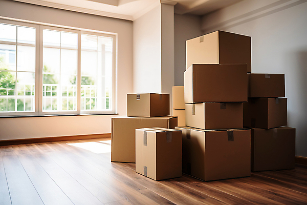 JPG 편집이미지 창문 실내 사람없음 상자 쌓기 이사 가득함 택배 이삿짐 택배상자 편집실사 AI포토 AI콘텐츠 모션 내부 운송업 CG 파일형식