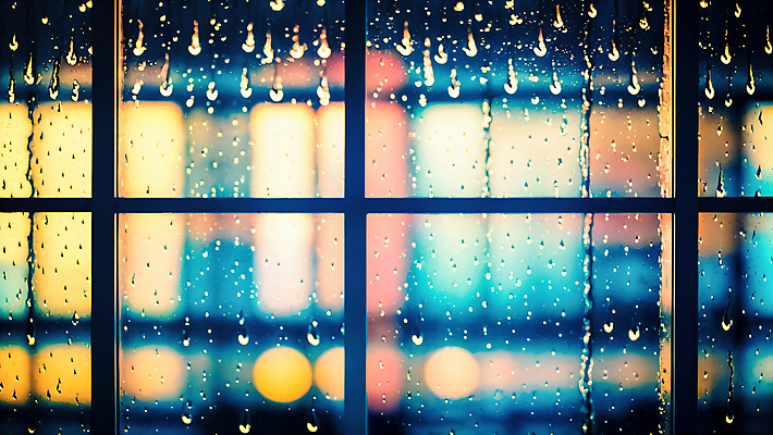 JPG 편집이미지 창문 풍경 사람없음 비 보케 블러효과 편집실사 AI포토 AI콘텐츠 자연요소 날씨 CG 블러 파일형식 효과