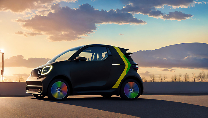 JPG 구름 편집이미지 자동차 하늘 그림자 사람없음 일몰 디지털합성 미래자동차 전기자동차 편집소스 편집실사 AI포토 AI콘텐츠 자연요소 육상교통 노을 CG 파일형식