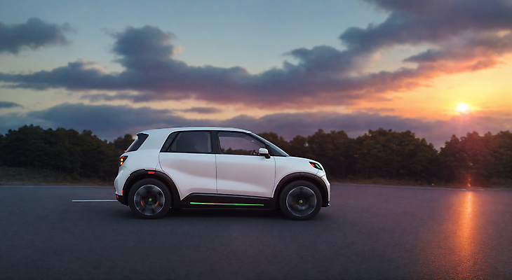 JPG 구름 편집이미지 자동차 하늘 사람없음 햇빛 일몰 디지털합성 미래자동차 전기자동차 편집소스 편집실사 AI포토 AI콘텐츠 자연요소 육상교통 태양 노을 CG 파일형식