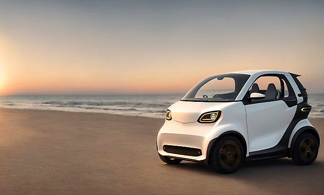 JPG 편집이미지 자동차 하늘 해변 사람없음 햇빛 일몰 디지털합성 미래자동차 전기자동차 편집소스 편집실사 AI포토 AI콘텐츠 육상교통 바다 태양 노을 CG 파일형식